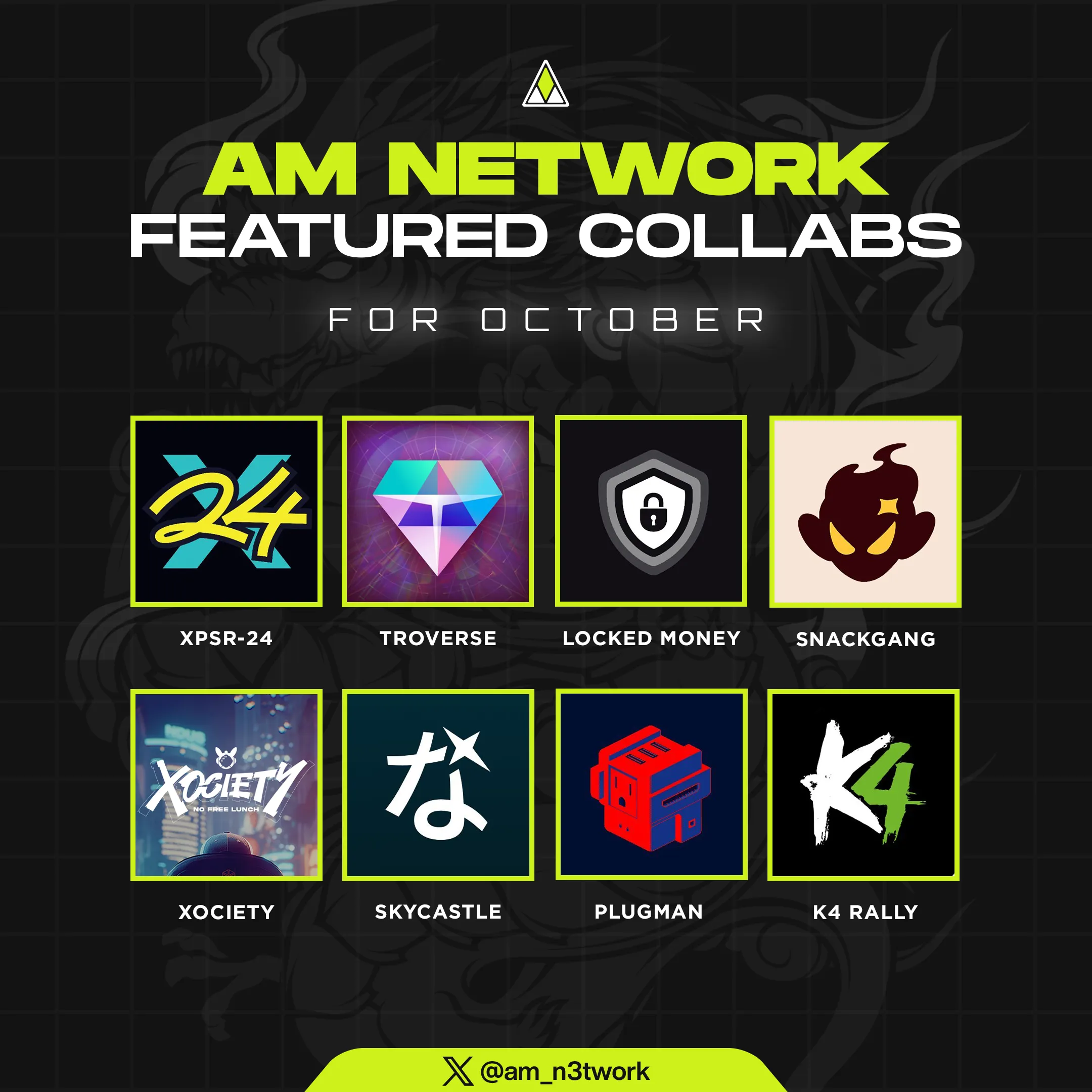 AM Network Social Media design by Lufense
