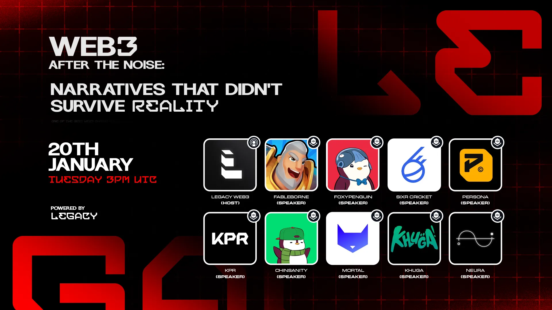 Legacy Social Media design by Lufense